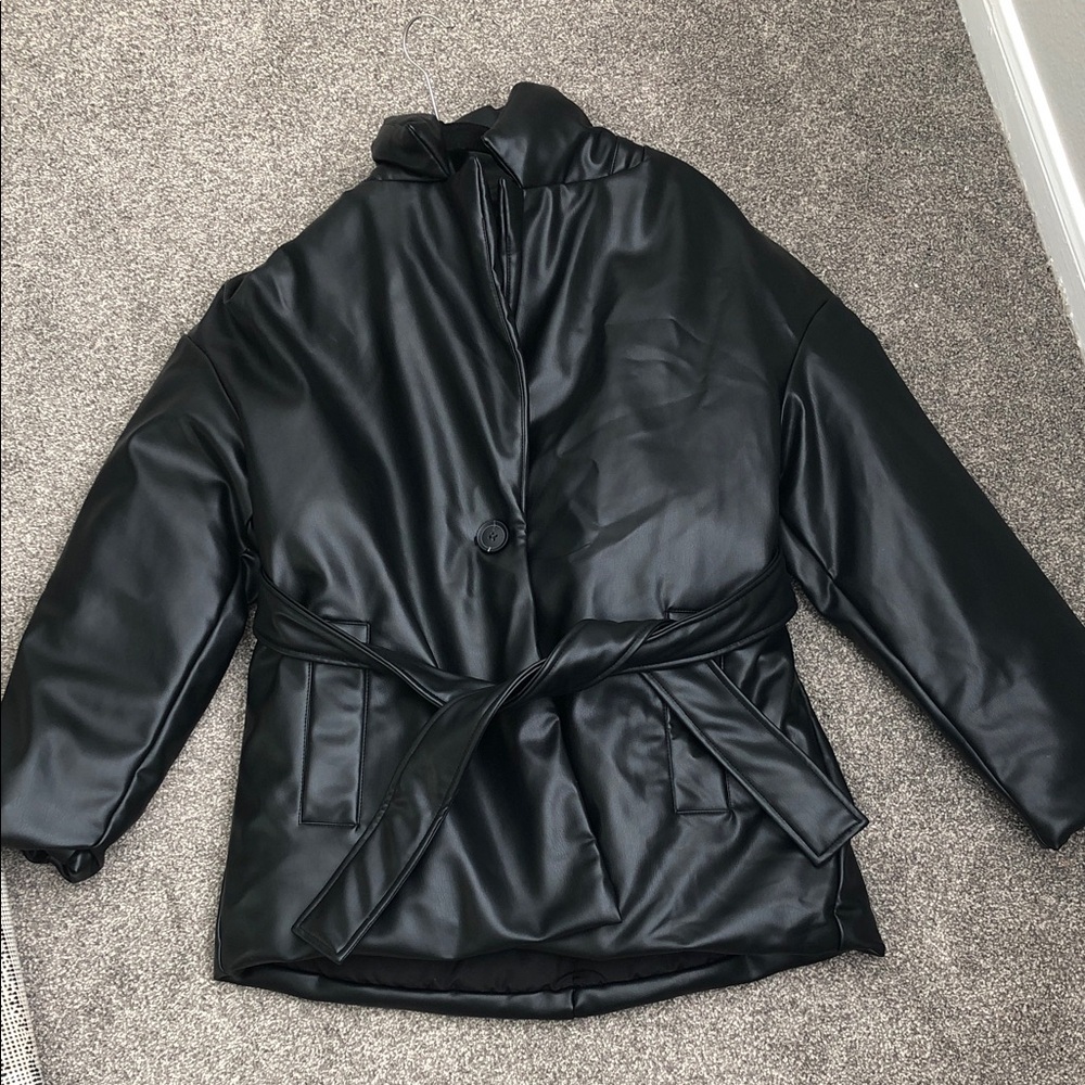 Zara Black Puffer Jacket